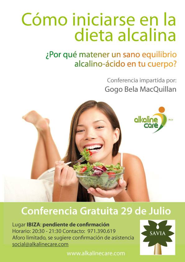 Conferencia Gogo Bela Ibiza Dieta Alcalina