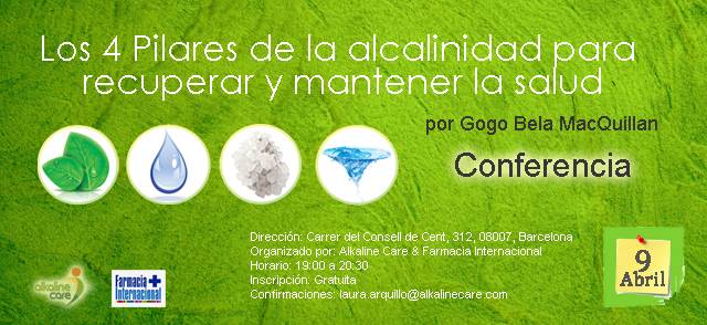 conferencia 4 pilares Gogo Bela Alkaline Care