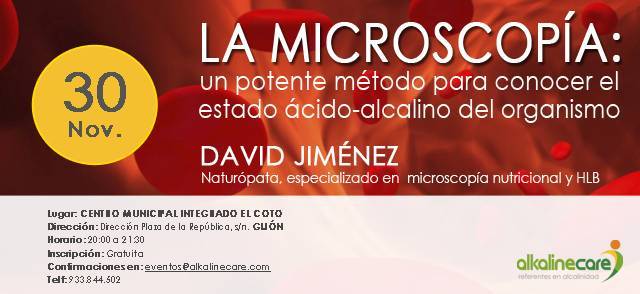 Conferencia Microscopía David Jiménez Alkaline Care