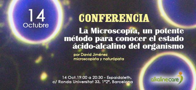Conferencia David Jiménez Microscopía Alkaline Care