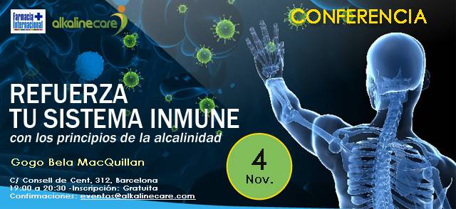 Conferencia Sistema Inmunológico principios alcalinidad Gogo Bela Alkaline Care